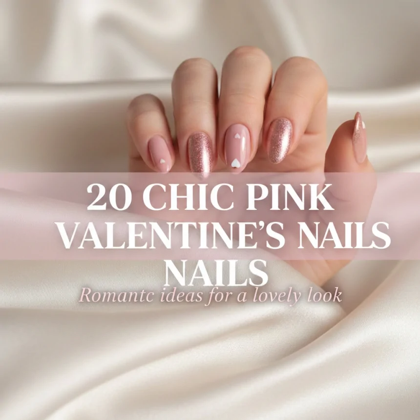 20 Chic Pink Valentine's Nails: Romantic Ideas for a Lovely Look