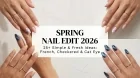 25+ Simple Spring Nail Ideas: French Tip, Checkered & Cat Eye Designs for a Fresh Look